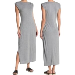 Melloday Gray Sleeveless Midi Length Dress Size Large